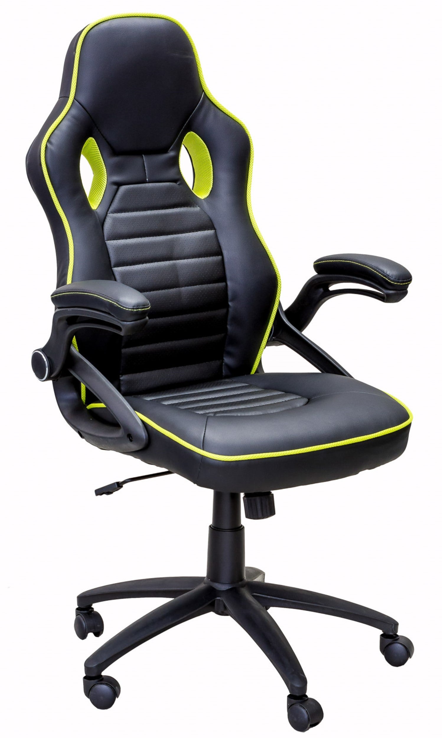 PRO X SERIES 2756 Ergonomic Gaming Chair - Black & Green - High Back Racing Style with Lumbar Support - Perfect for PC, Console Gaming & Office Work