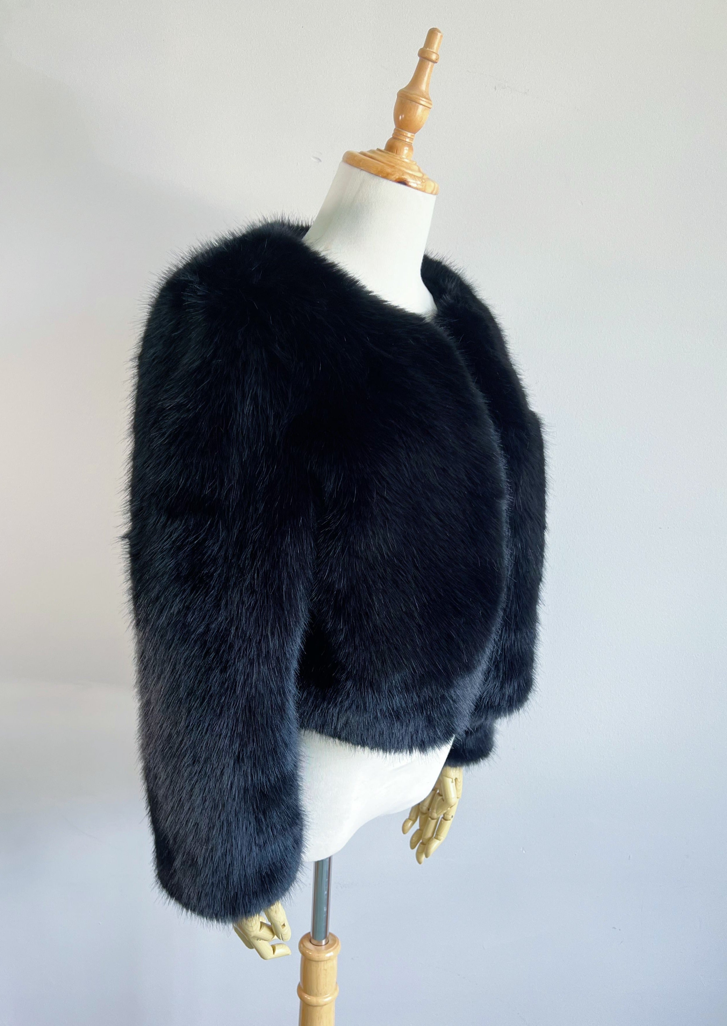 Brown Faux Fur Bridal Jacket - Winter Wedding Coat for Brides (Anna Brw07) | Perfect for Outdoor Ceremonies & Photo Shoots