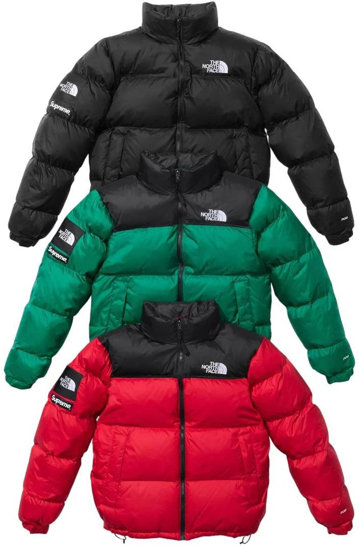 Supreme® x The North Face® Nuptse Jacket - Waterproof Down Puffer Coat for Men & Women - Perfect for Winter, Skiing & Outdoor Adventures