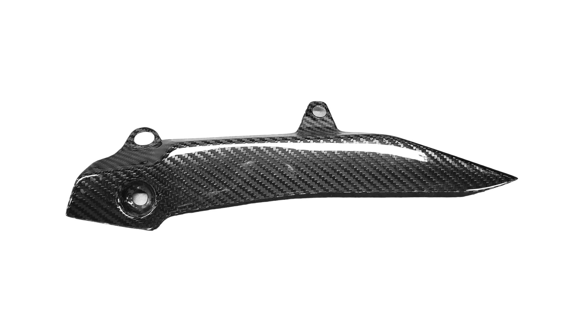 High-Performance Carbon Fiber Heat Shield Left Side for Triumph Daytona 675 (2013-2014) | 2x2 Twill Weave | Motorcycle Engine Protection & Style Upgrade