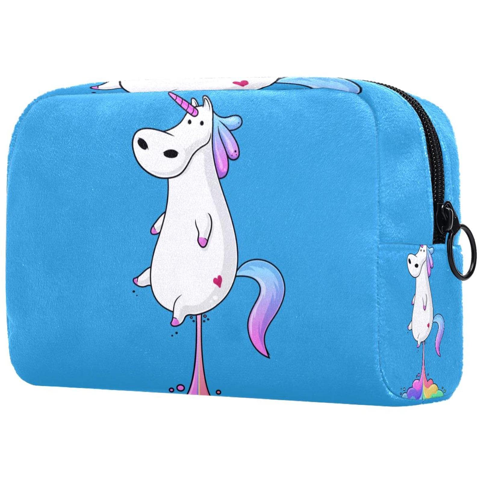 **Unicorn Travel Toiletry Bag - Portable Cosmetic Organizer for Makeup & Toiletries | Perfect for Vacations, Gym, and Daily Use**