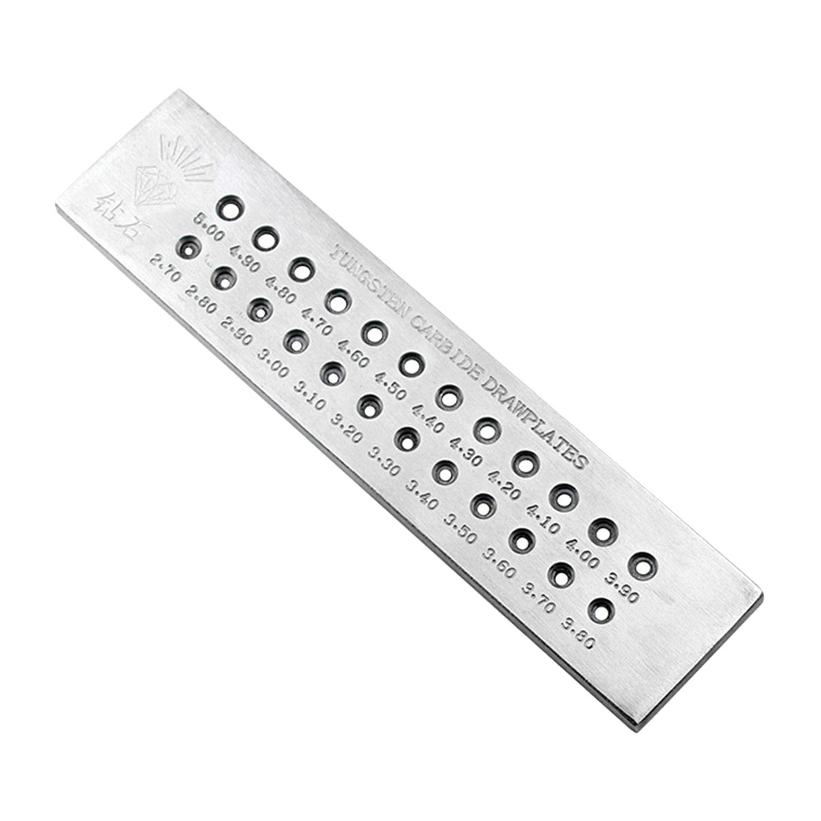 Vaveren Jewelry Wire Drawplate - Durable Round Hole Jewelry Making Tool for Wire Drawing & Metal Crafting (Style B) | Perfect for DIY Jewelry, Metalworking & Professional Jewelry Manufacturing
