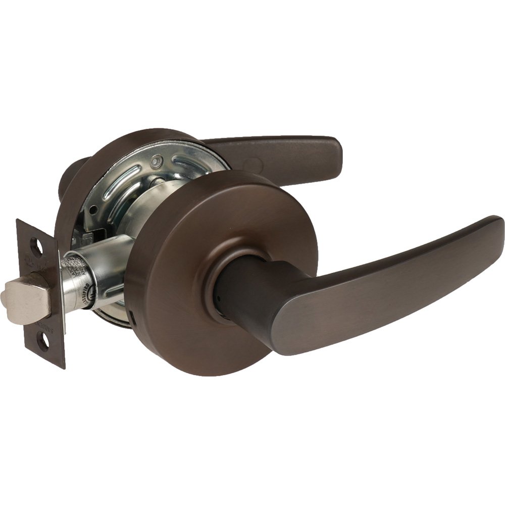 Sargent 20-28-7U15-LL-10B Grade 2 Passage Hall Closet Door Lever Lock Set - US10B Oil Rubbed Dark Bronze Finish - 2-3/8