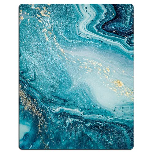 Teal marble