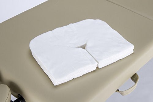 Disposable Face Pillow Covers 100 Pack - Soft & Hygienic Massage Table Accessories for Spa, Salon, and Facial Treatments