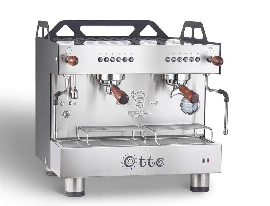 Bezzera BZ Filter Holders with 1/2 Cup Capacity - 2 Wooden Knobs Included - Perfect for Espresso Machine Accessories & Home Barista Setup