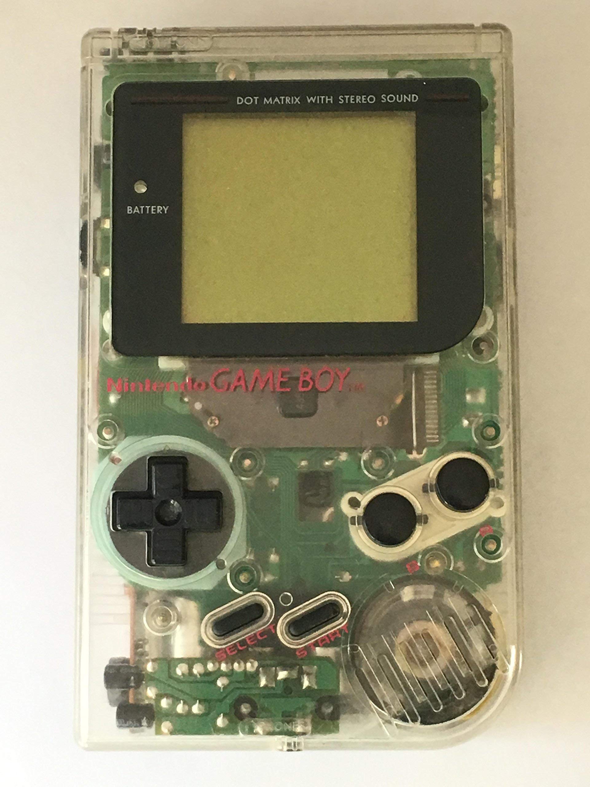 Refurbished Nintendo Game Boy Clear Edition - Classic Portable Gaming Console for Retro Game Lovers | Perfect for Travel, Collectors & 90s Nostalgia