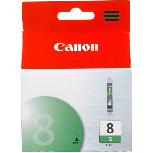 Canon CLI-8 Green Ink Cartridge - Compatible with Select Canon Printers - Ideal for Home, Office & Photo Printing