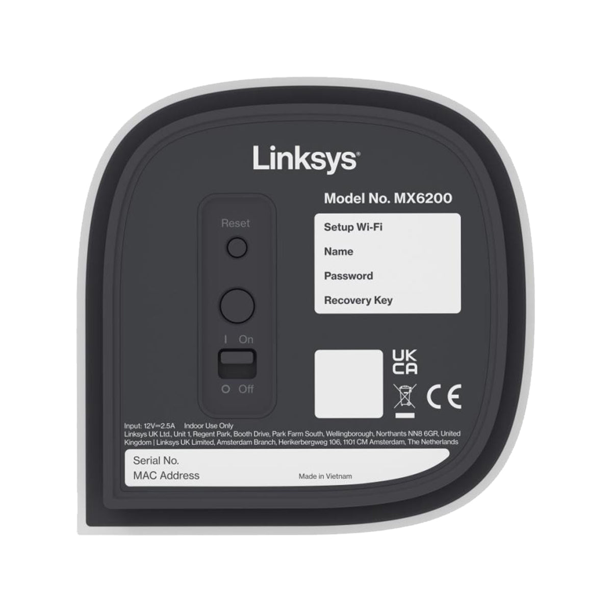 Linksys Velop MX6200 Tri-Band Mesh WiFi 6 Router (AX5400) - 3-Pack for Whole Home Coverage | Fast & Reliable Internet for Streaming, Gaming & Smart Devices