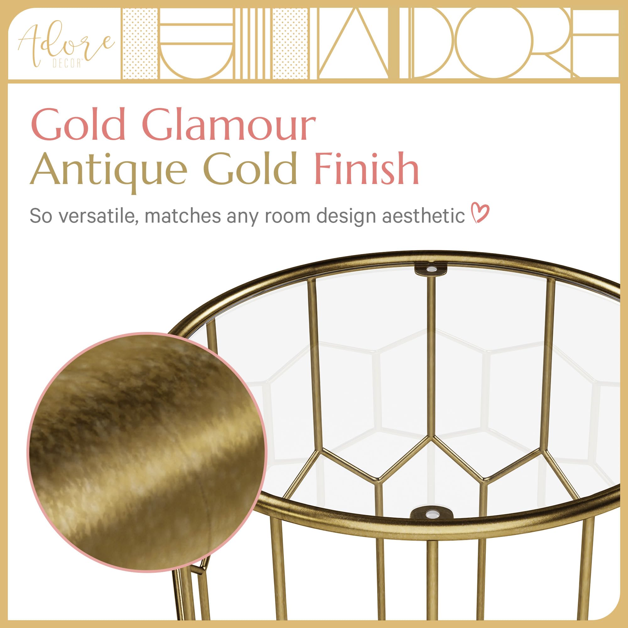 Harper Accent Side Table - 16