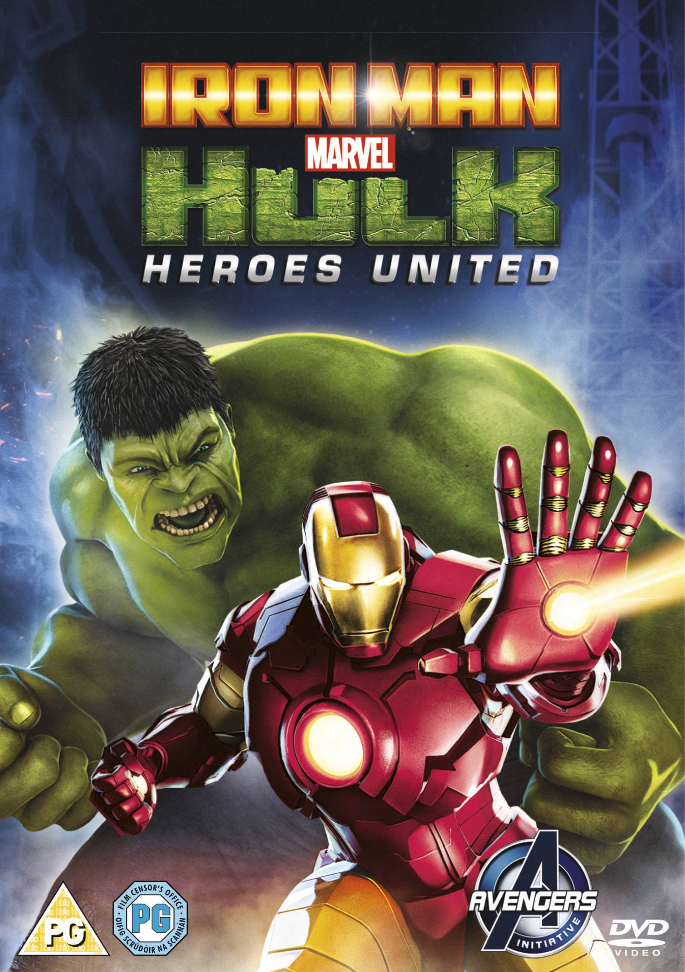 Marvel's Iron Man & Hulk: Heroes United DVD - Action-Packed Superhero Movie for Kids & Adults - Perfect for Family Movie Nights & Marvel Fans Collection
