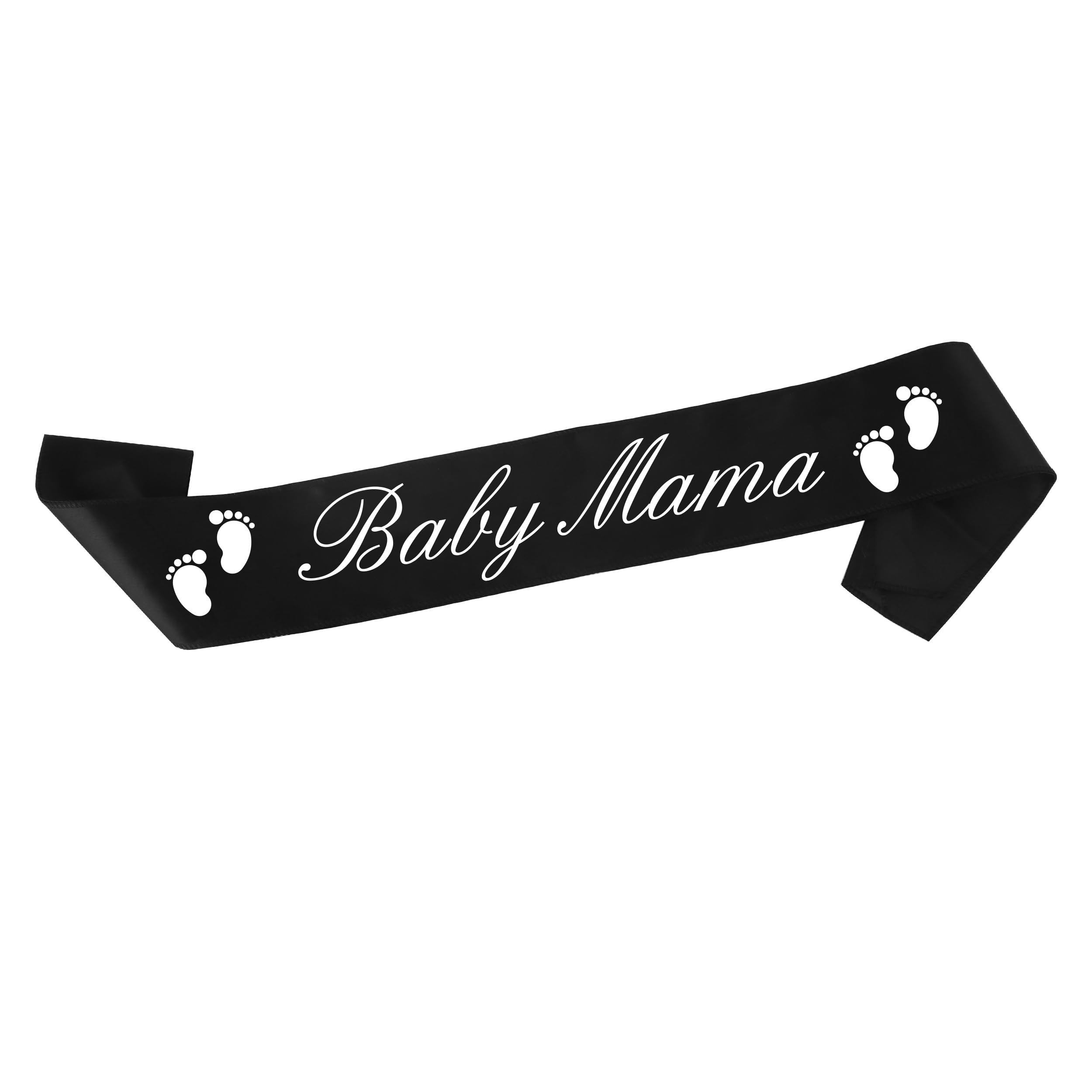 Funny Baby Shower Sash for Mama To Be - Black with White Lettering | Gender Reveal Party Decor, New Mom Gifts & Favors | Perfect for Baby Showers, Gender Reveals & Maternity Celebrations