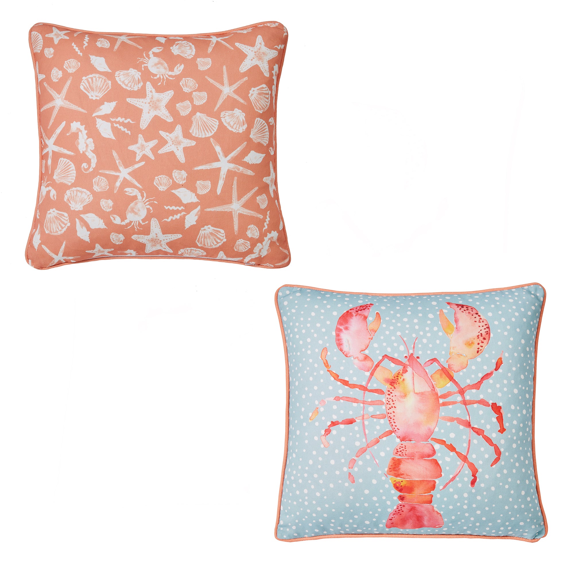 Premium Fusion Lobster Outdoor Cushion - Waterproof & UV Resistant Orange Patio Cushion for Garden, Poolside & Beach Lounge Chairs - Comfortable Outdoor Furniture Accessory
