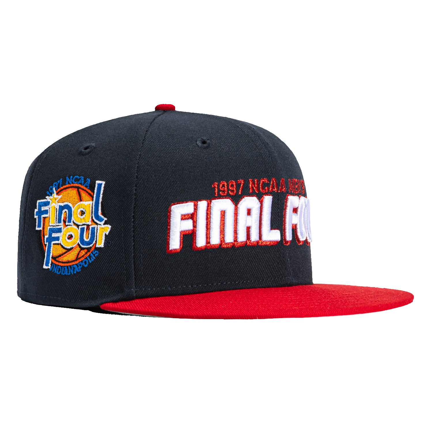 New Era 59Fifty Arizona Wildcats 1997 Final Four Patch Snapback Hat - Navy & Red - Vintage NCAA Basketball Cap for Fans & Collectors - Perfect for Game Day, Sports Events & Casual Wear