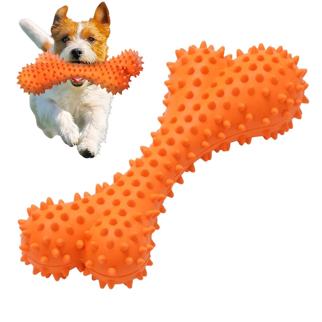 Dental Chew Toy for Dogs - Interactive Bone-Shaped Toothbrush for Puppy Teething & Teeth Cleaning | Perfect for Small & Medium Dogs at Home or Travel