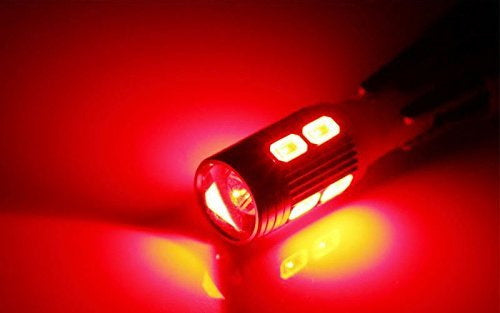 10 Pack Red 921 912 920 168 T10 SMD LED Bulbs - High Brightness Replacement for Truck 3rd Brake Lights & Cargo Lights - Perfect for Ford, Chevy, Dodge Pickups & SUVs (Ideal for Night Driving & Enhanced Visibility)