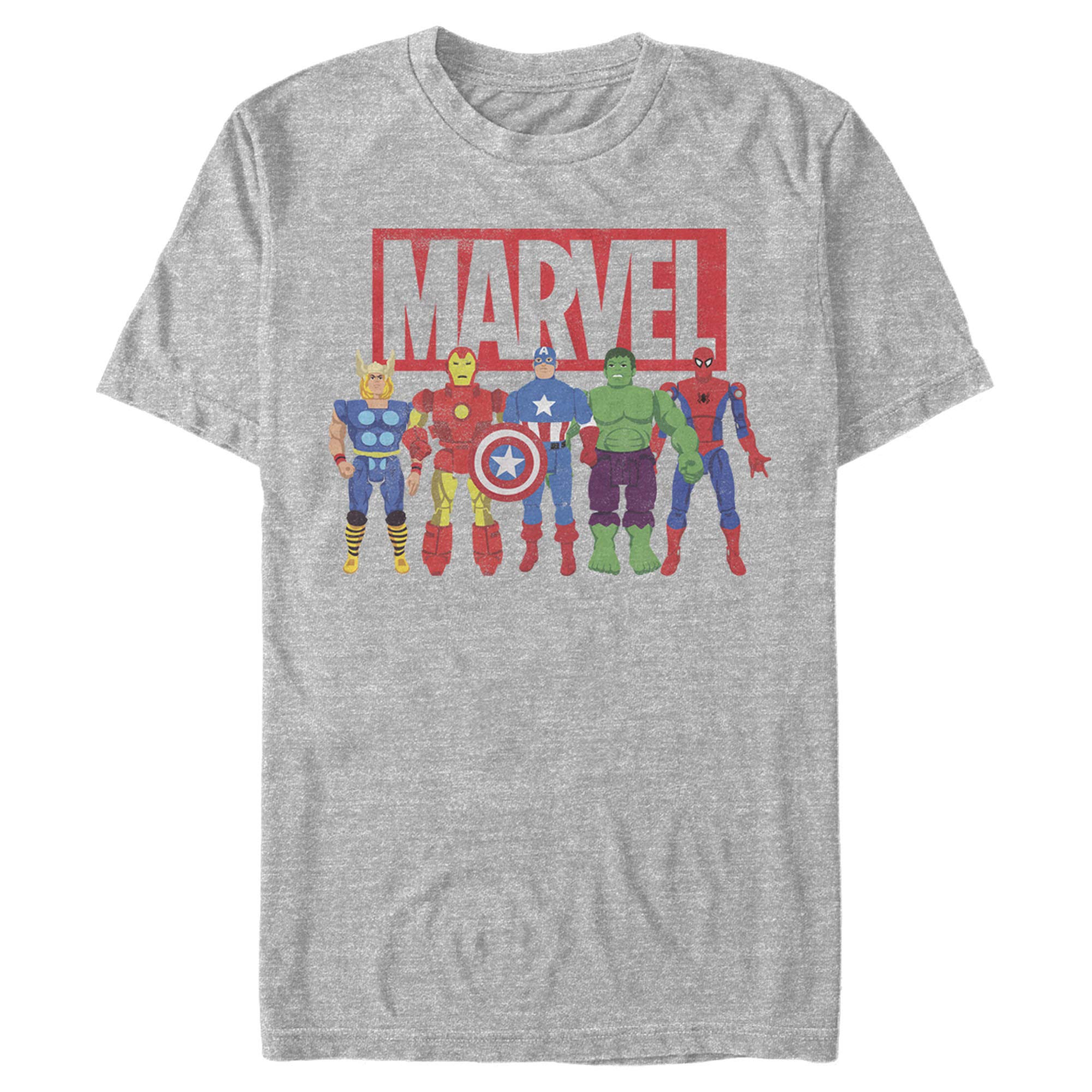 Marvel Avengers Men's Graphic T-Shirt - Superhero Action Figures Design | Perfect for Cosplay, Comic Con & Casual Wear