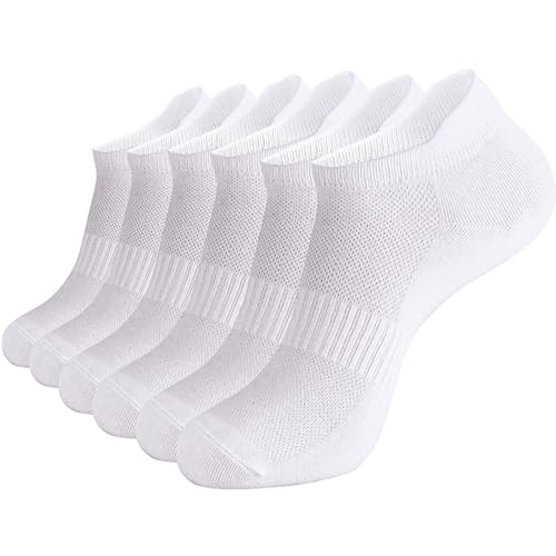 6 Pairs White