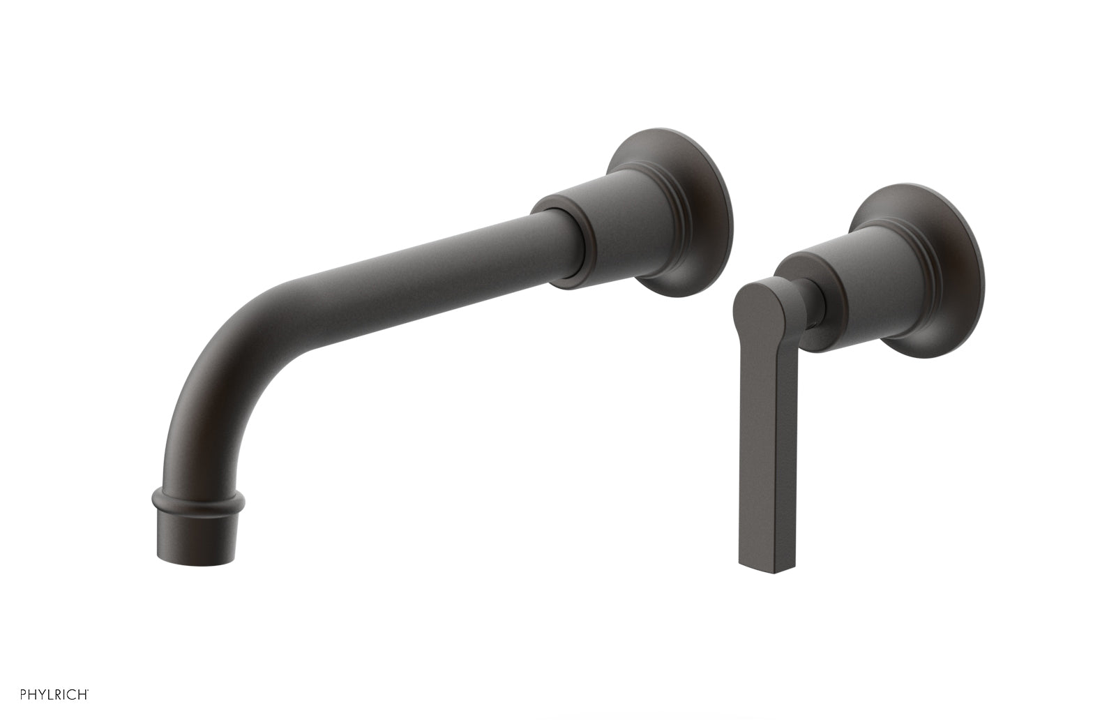 HEX MODERN Single Handle Wall Mounted Lavatory Faucet Set with Lever Handle - Model 501 18 - Perfect for Bathroom Sink, Powder Room, and Guest Bath Installation