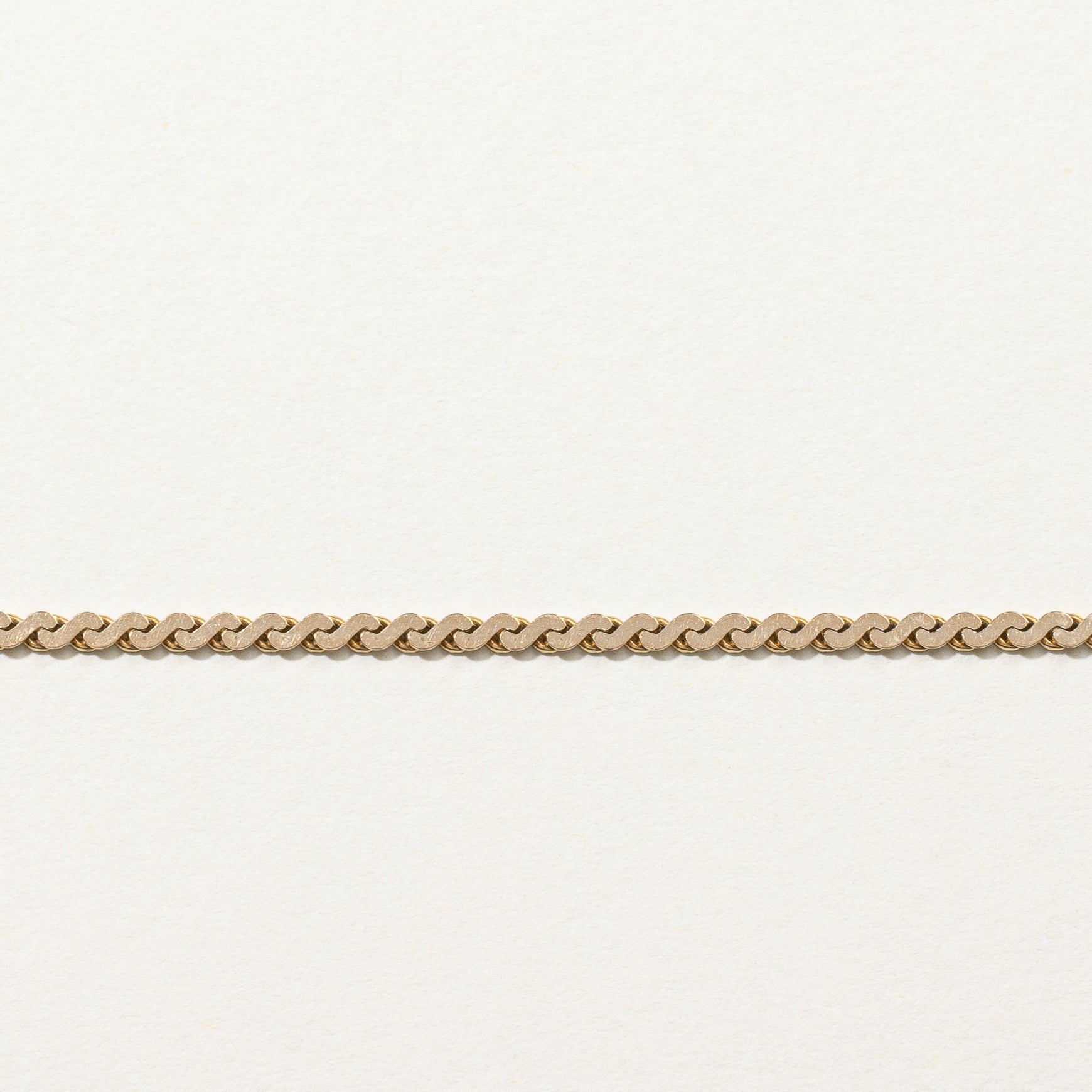 10K Yellow Gold S-Link Chain Necklace - 22 Inch Solid Gold Rope Chain for Men & Women - Perfect for Layering, Gifts, and Everyday Wear