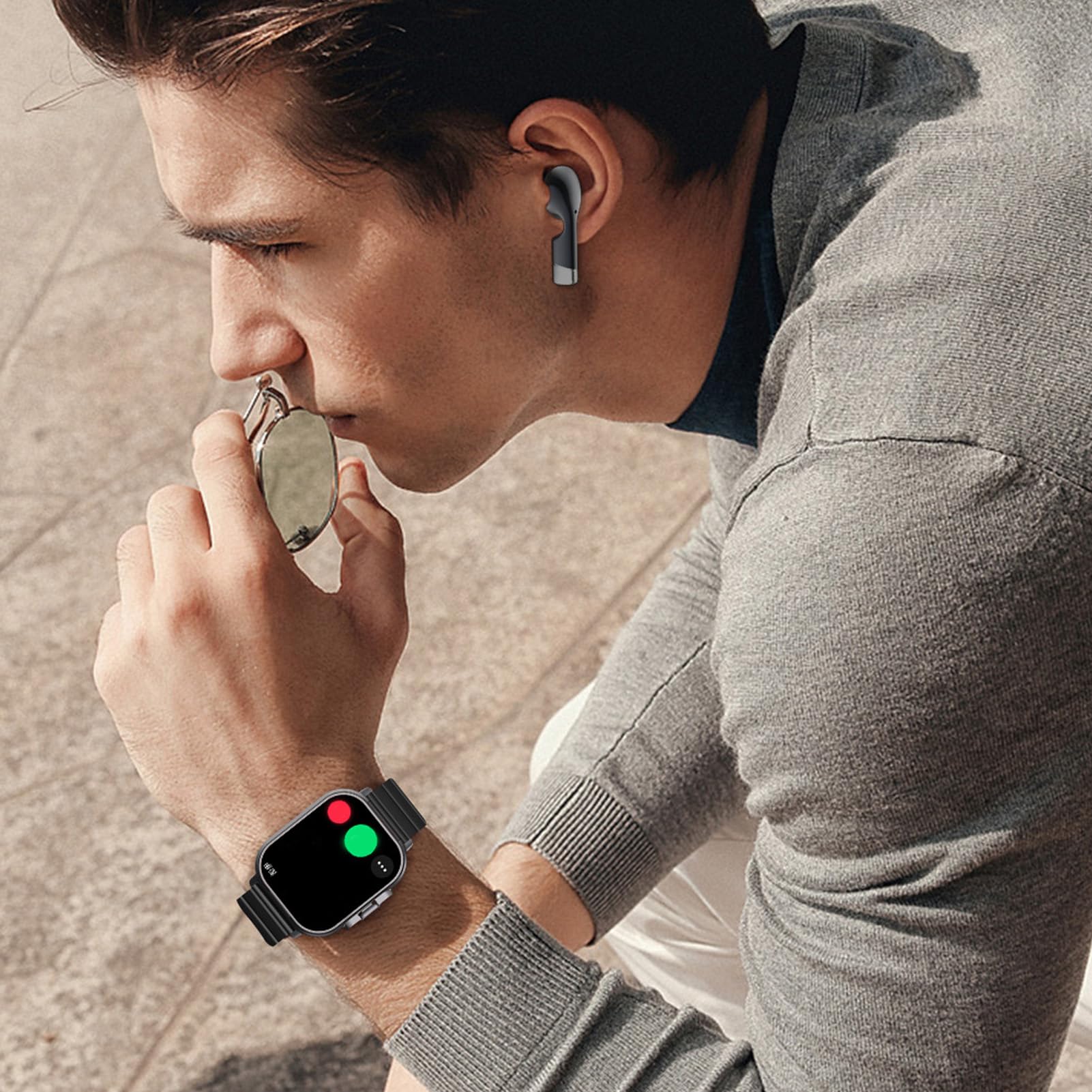 Smart Fitness Tracker Watch with Heart Rate Monitor, 2.0 Inch Touch Screen, IP67 Waterproof, Sleep Tracking - Perfect for Running, Swimming & Daily Activity Tracking