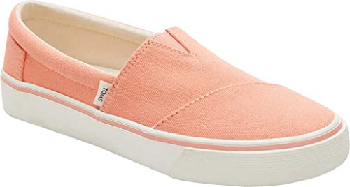 Peach Pink Washed Canvas