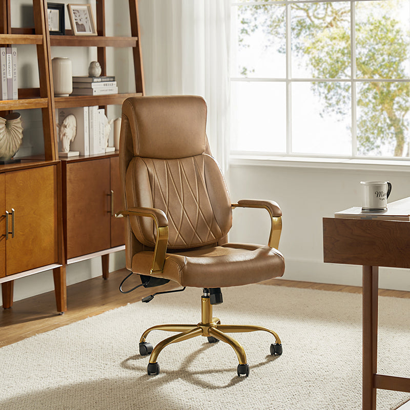 Ludwig Ergonomic Office Chair with Adjustable Lumbar Support - Comfortable Mesh Back Computer Desk Chair for Home & Office Workspaces