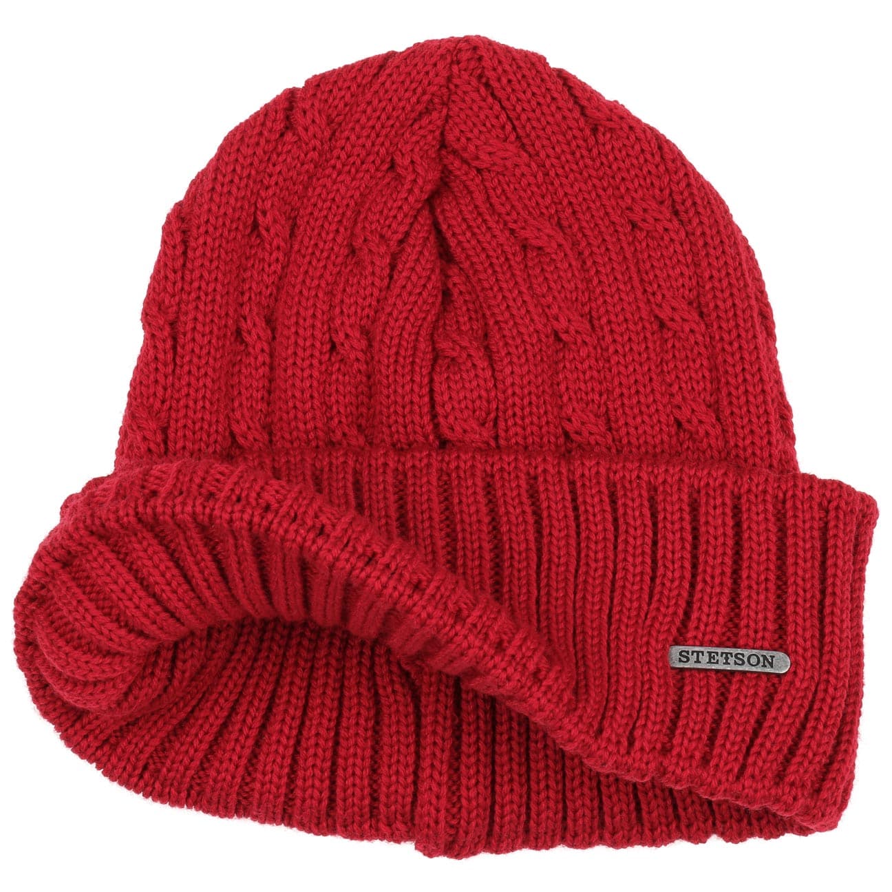 Stetson Georgia Wool Knit Hat with Cuff - Warm Winter Beanie for Men & Women - Perfect for Skiing, Hiking, and Outdoor Activities