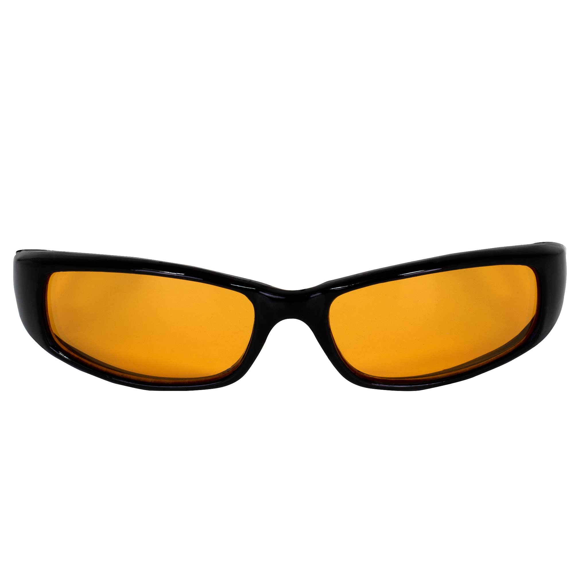 3 Pairs of MF Eyewear Bad Attitude Motorcycle Glasses - Shatterproof Polycarbonate, Black Frame, UV400 Protection, Scratch-Resistant - Smoke Orange & Red Lenses for Motorcycle Riding, Cycling, and Outdoor Sports