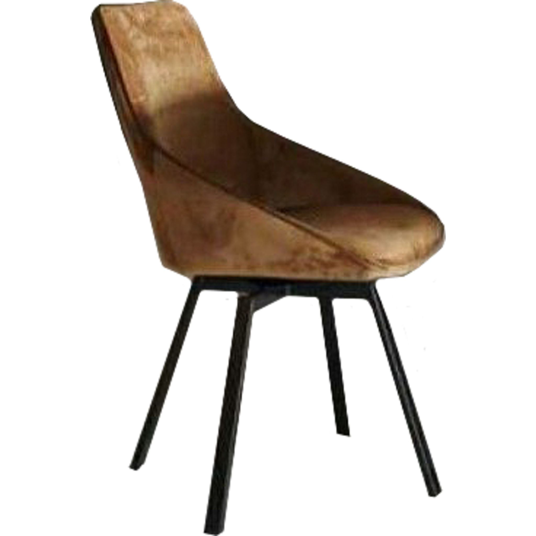 Autumn Side Chair in Tan - Modern Accent Chair for Living Room, Dining Room, or Office (1484629K) - Perfect for Home Decor and Small Spaces