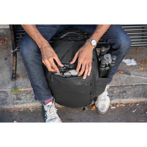 Peak Design 45L Travel Backpack - Waterproof Hiking Backpack for Men & Women - Durable Carry-On Backpack for Air Travel, Camping & Outdoor Adventures (Black)