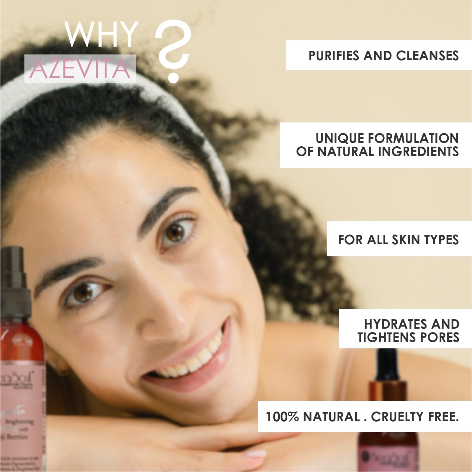 SEASOUL Brightening Face Toner Mist with Hyaluronic Acid, Vitamin C & Glutathione - Hydrating Facial Spray for Skin Brightening, Makeup Prep & Refresh - Infused with Goji Berries, Azelaic Acid & Collagen (100ml) | Perfect for Morning Skincare Routine & Post-Workout Revitalization