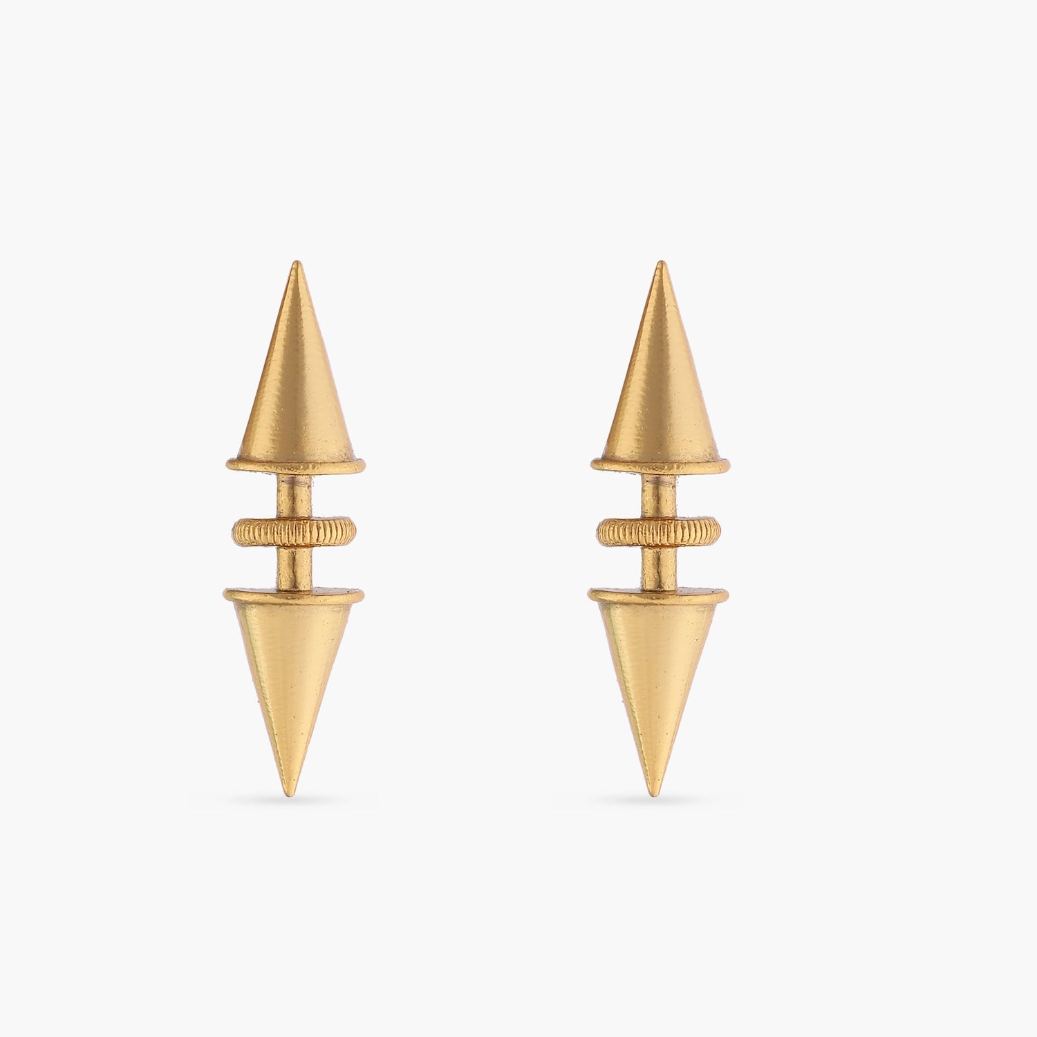 Trigono Gold Plated Tribal Earrings for Women - Boho Chic Dangle Earrings for Parties, Weddings & Everyday Wear