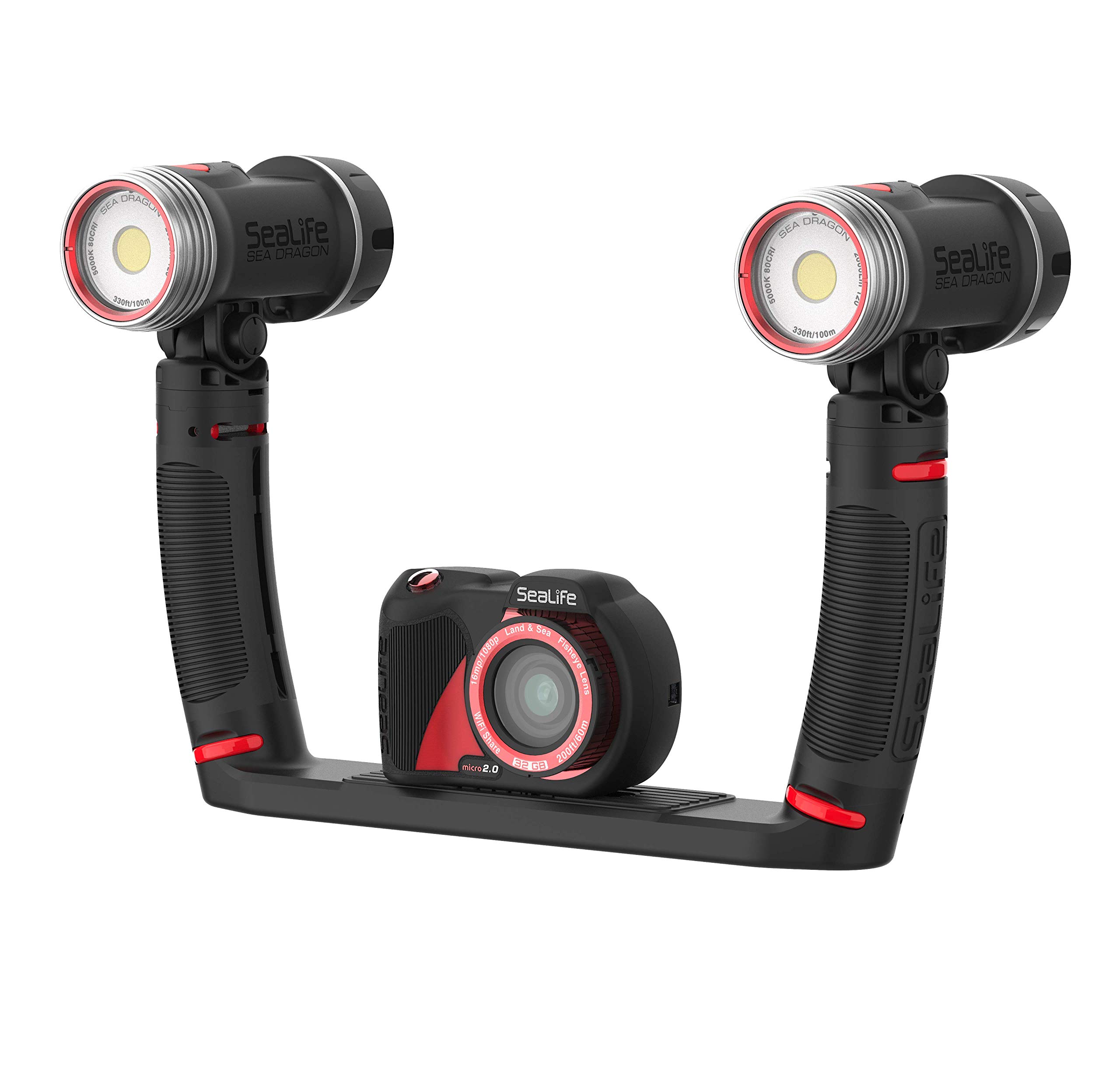 SeaLife Micro 2.0 Pro 4000 32GB Waterproof Digital Camera with 2 Sea Dragon LED Lights - Perfect for Scuba Diving, Snorkeling, and Underwater Photography Adventures