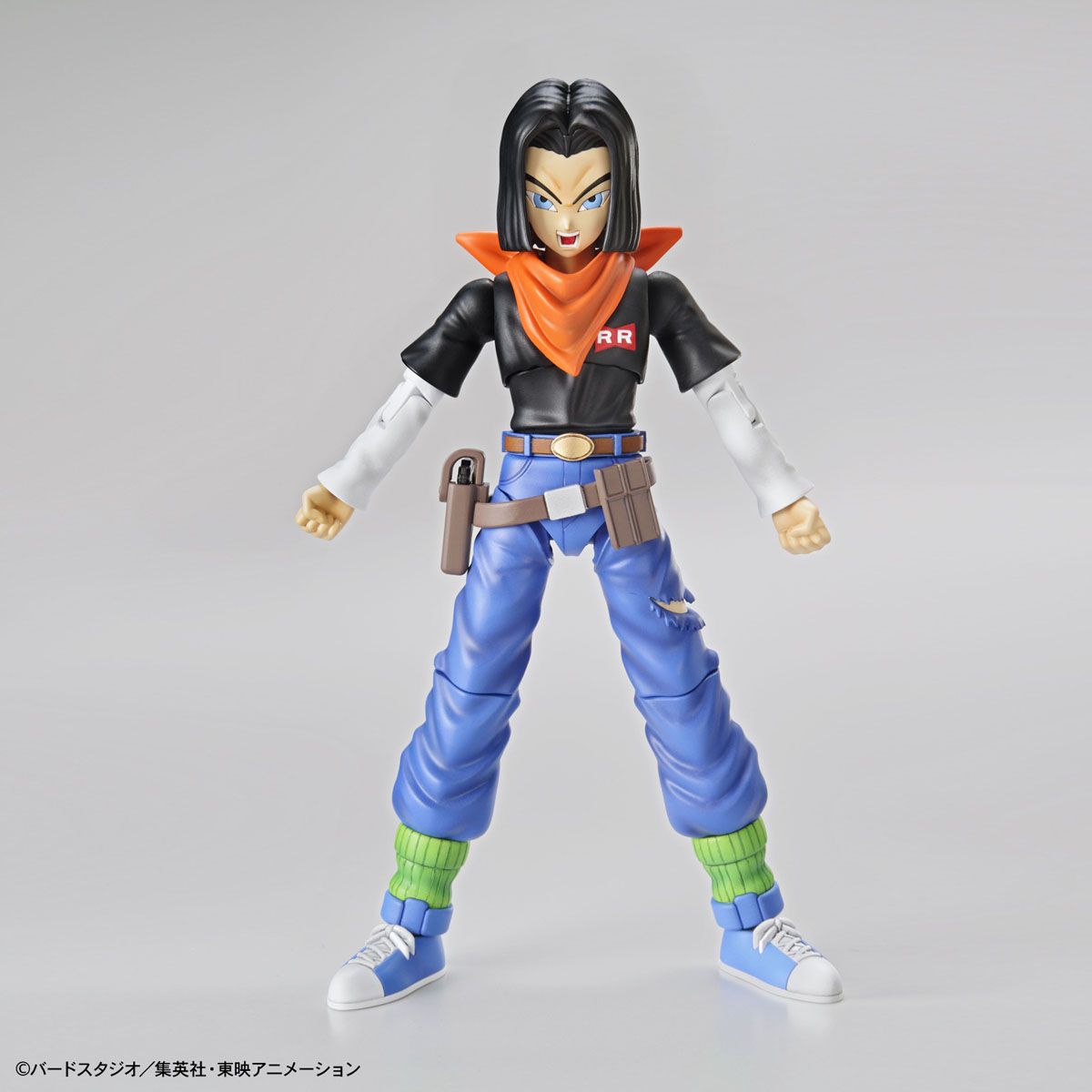 Figure Rise Standard Dragon Ball Z Android 17 Action Figure Model Kit - Build & Display Your DBZ Collection for Anime Fans & Collectors