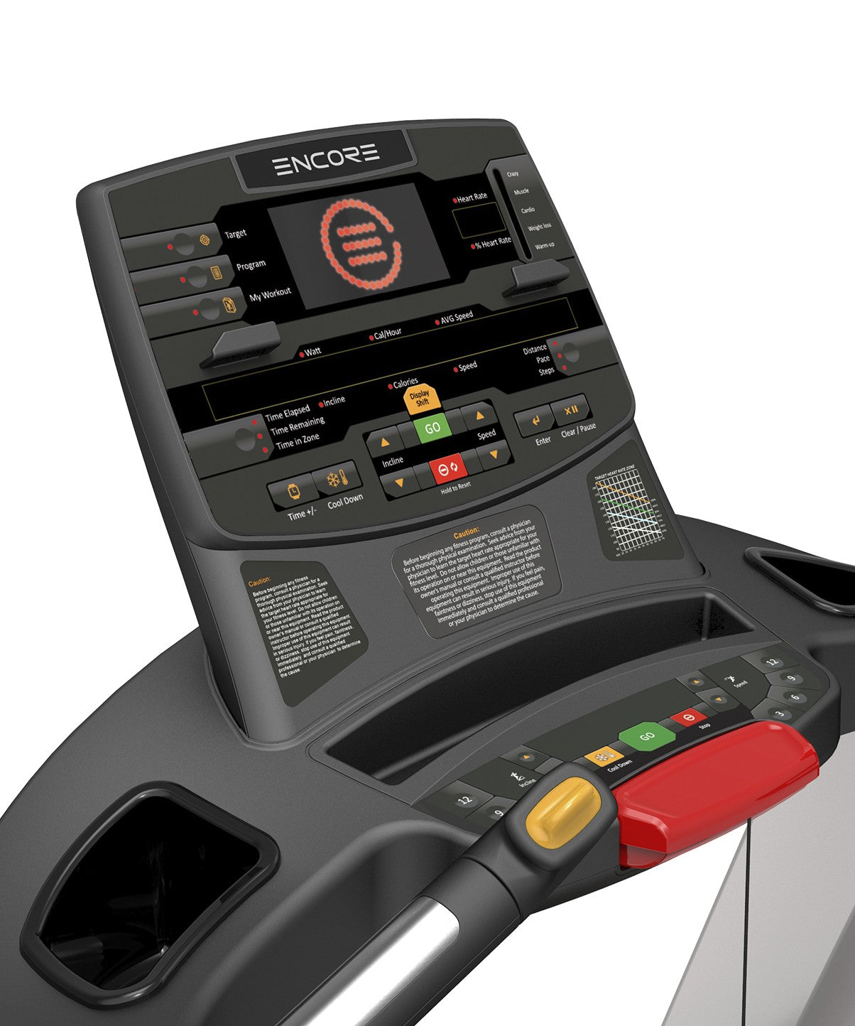 Encore Commercial Treadmill - Heavy Duty Gym Equipment for Home & Fitness Studios | Cardio Workout Machine for Running, Walking & Weight Loss