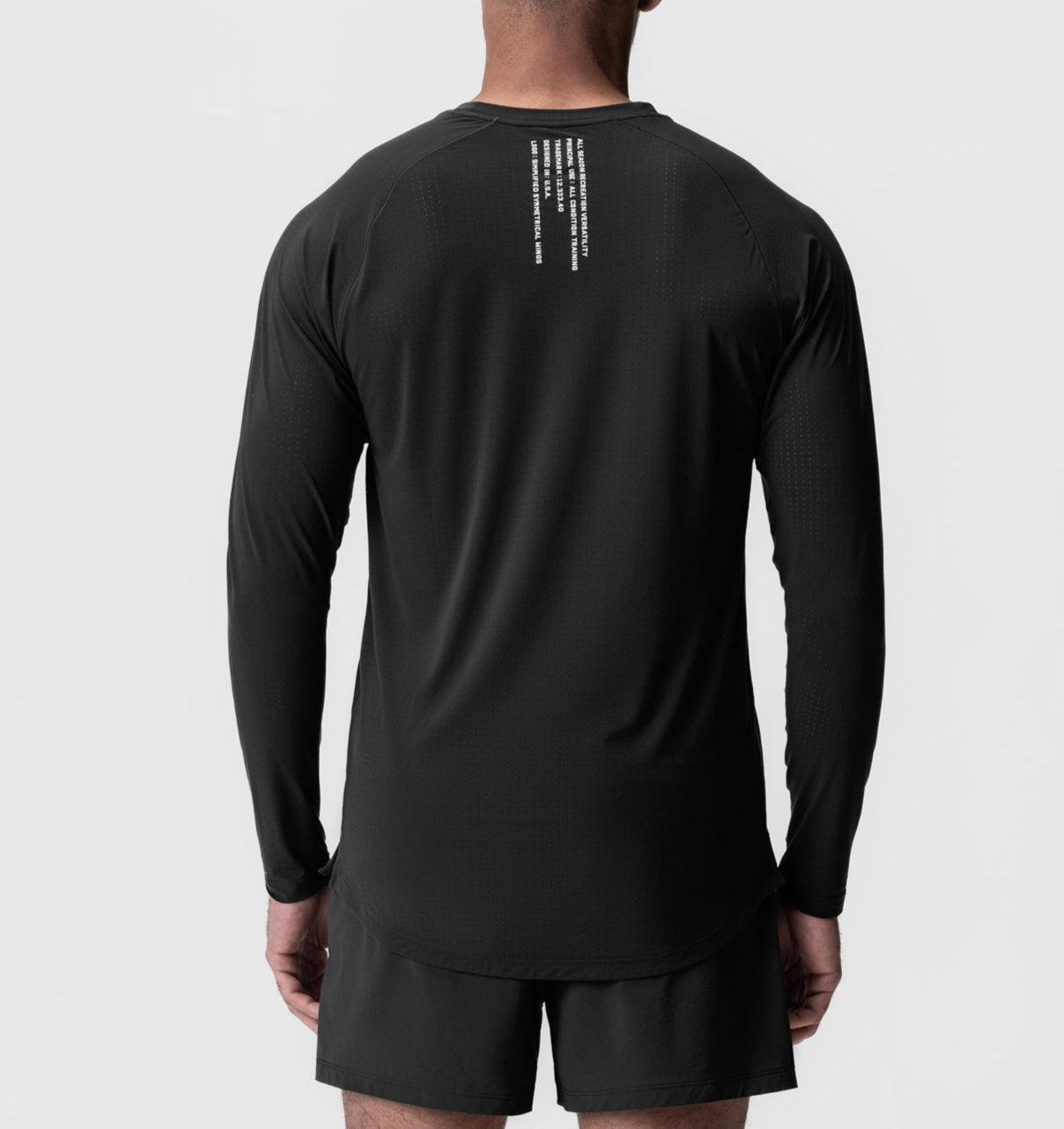 ASRV Laser Vent Performance Long Sleeve Shirt for Men - Moisture Wicking & Breathable Workout Top for Running, Gym & Outdoor Activities