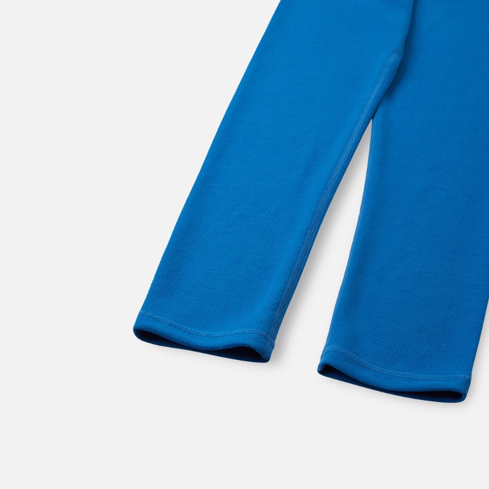Reima Lani Kids Thermal Base Layer Set - Warm Winter Underwear for Boys & Girls, Bright Blue - Perfect for Skiing, Snowboarding & Outdoor Activities