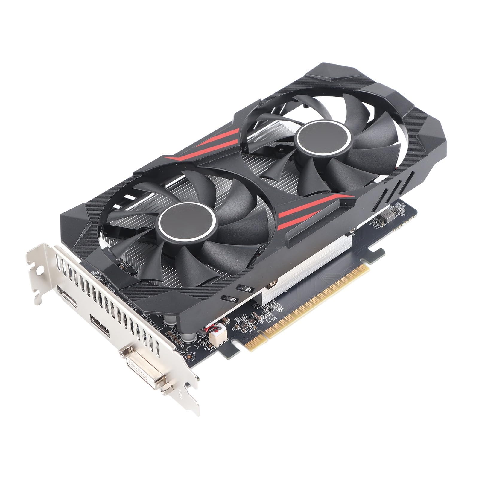 NVIDIA GeForce GTX 1050 Ti 4GB GDDR5 128-bit Gaming Graphics Card - PCIe 3.0 x16, Dual Fan Cooling, DVI & HDMI - High Performance GPU for PC Gaming, Video Editing & 4K Streaming