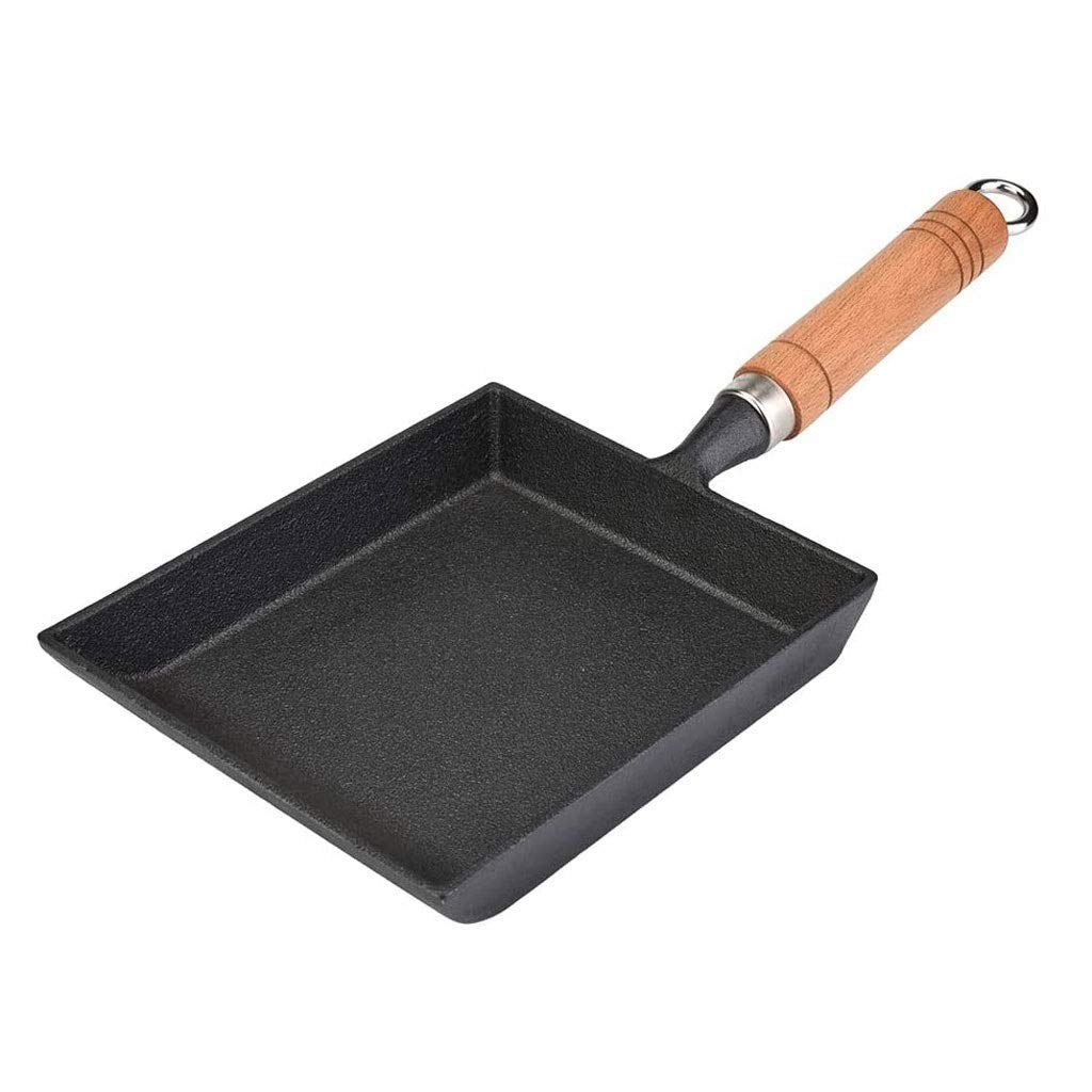 Premium Black Cast Iron Non-Stick Frying Pan - 8 Inch Skillet for Omelette, Baking & Cooking | Heavy Duty Oven Safe Cookware for Stovetop, Grill & Camping | Perfect for Kitchen, RV & Outdoor Use