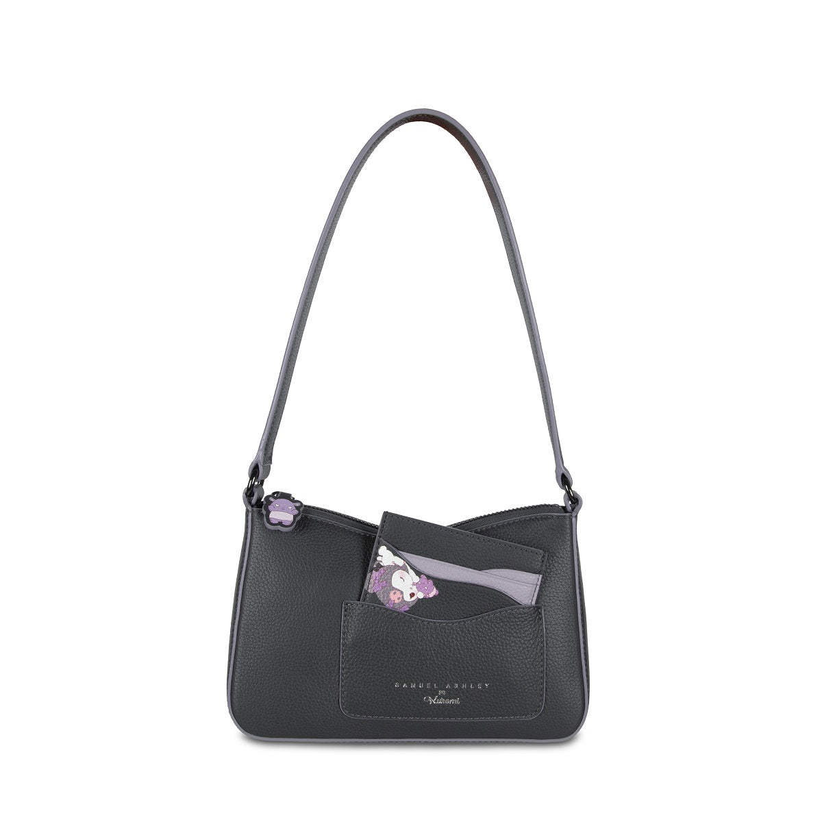 Premium Samuel Ashley x Sanrio Leather Card Holder - Cute Hello Kitty & Friends Wallet for Credit Cards, ID, Business Cards - Perfect for Everyday Use, Travel & Gift Giving