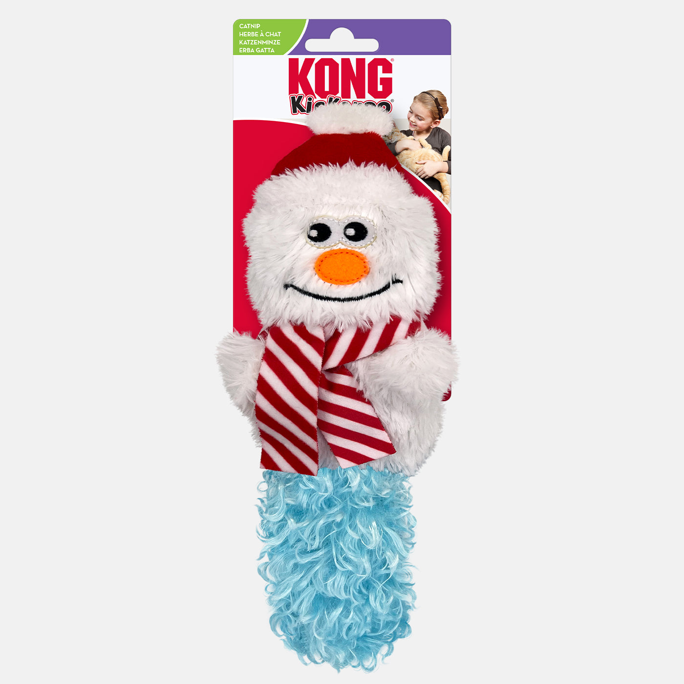 KONG Holiday Kickeroo Dog Toy - Durable Chew Toy for Small & Large Dogs, Perfect for Christmas & Festive Playtime