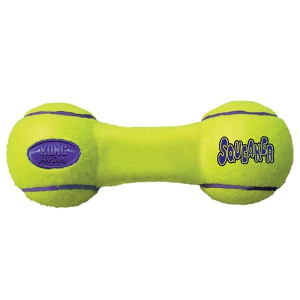 KONG Airdog Squeaker Dumbbell Dog Toy - Durable Chew Toy for Medium & Large Dogs - Interactive Fetch & Training Toy for Indoor & Outdoor Play