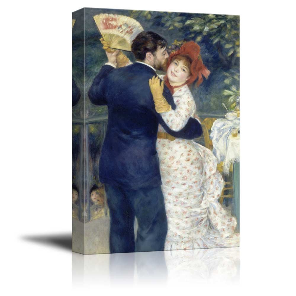 Wall26 - Pierre Auguste Renoir Country Dance Canvas Art Print - Famous Painting Reproduction 32