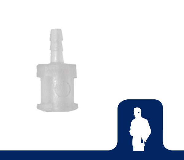 Quick Disconnect Replacement Tip - Clear Plastic Hose Fitting for Air & Water Systems | Perfect for Pneumatic Tools, Aquariums & Home Plumbing