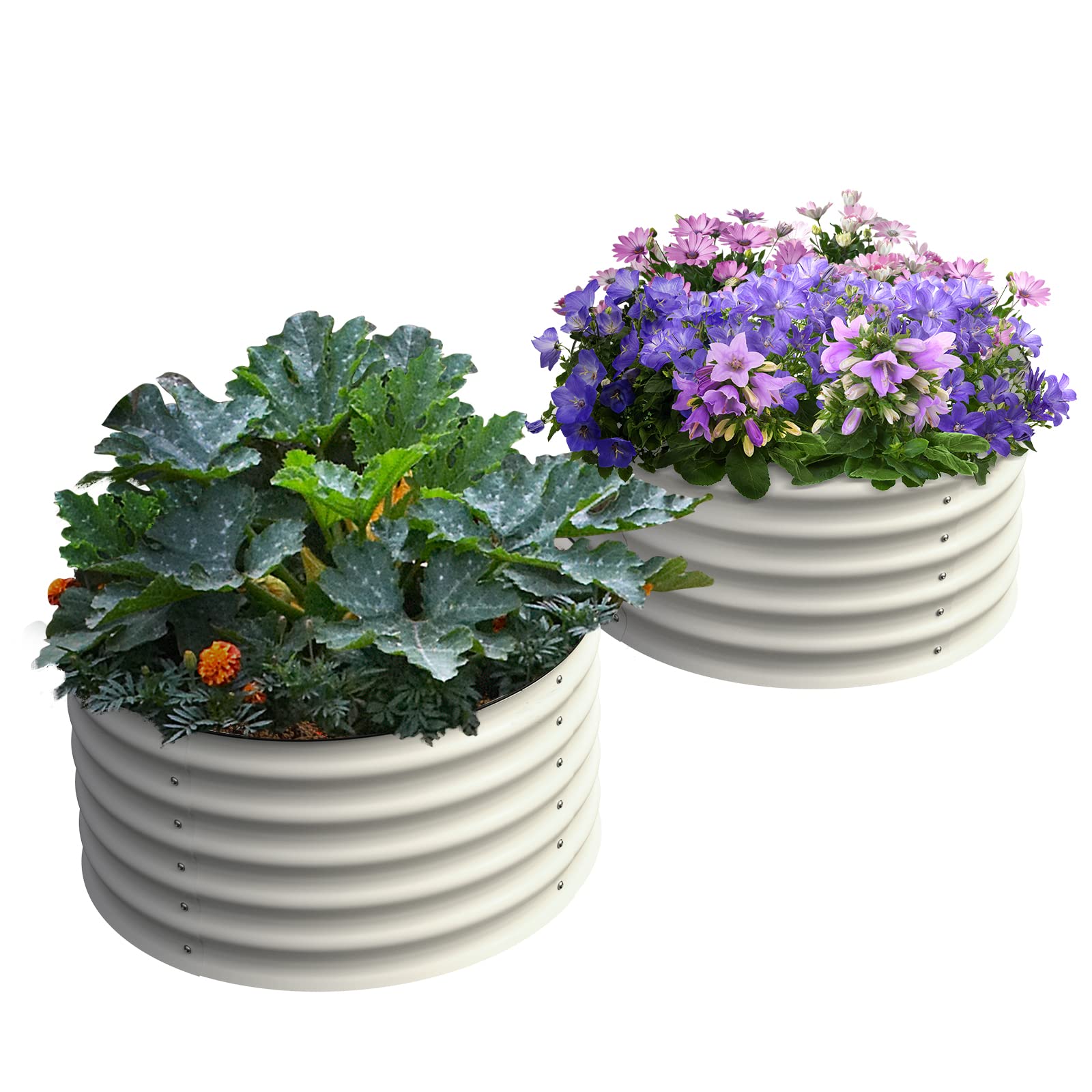 Olle Twin Round Raised Garden Beds - 24