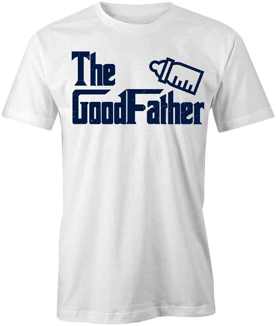 The Godfather Movie T-Shirt | White Cotton Graphic Tee with Printed Design | Casual Wear, Cosplay, Gift for Fans