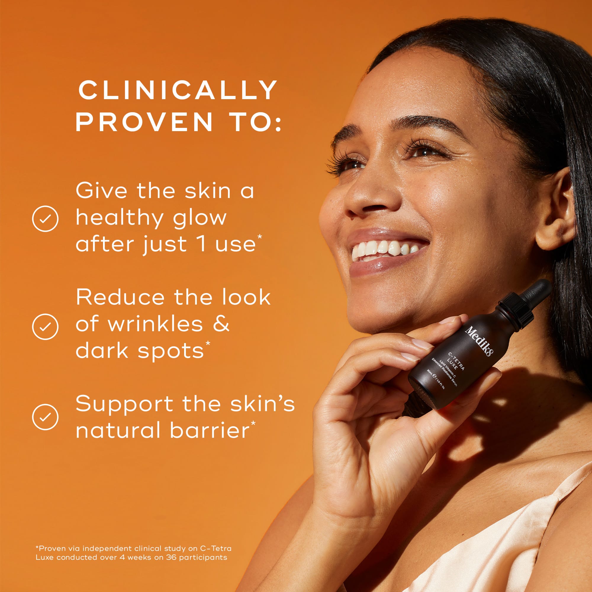 C Tetra Luxe - Premium Vitamin C Serum for Glowing Skin | Brightening & Anti-Aging Face Serum | Day & Night Skincare Routine | Perfect for Dry, Dull & Sensitive Skin