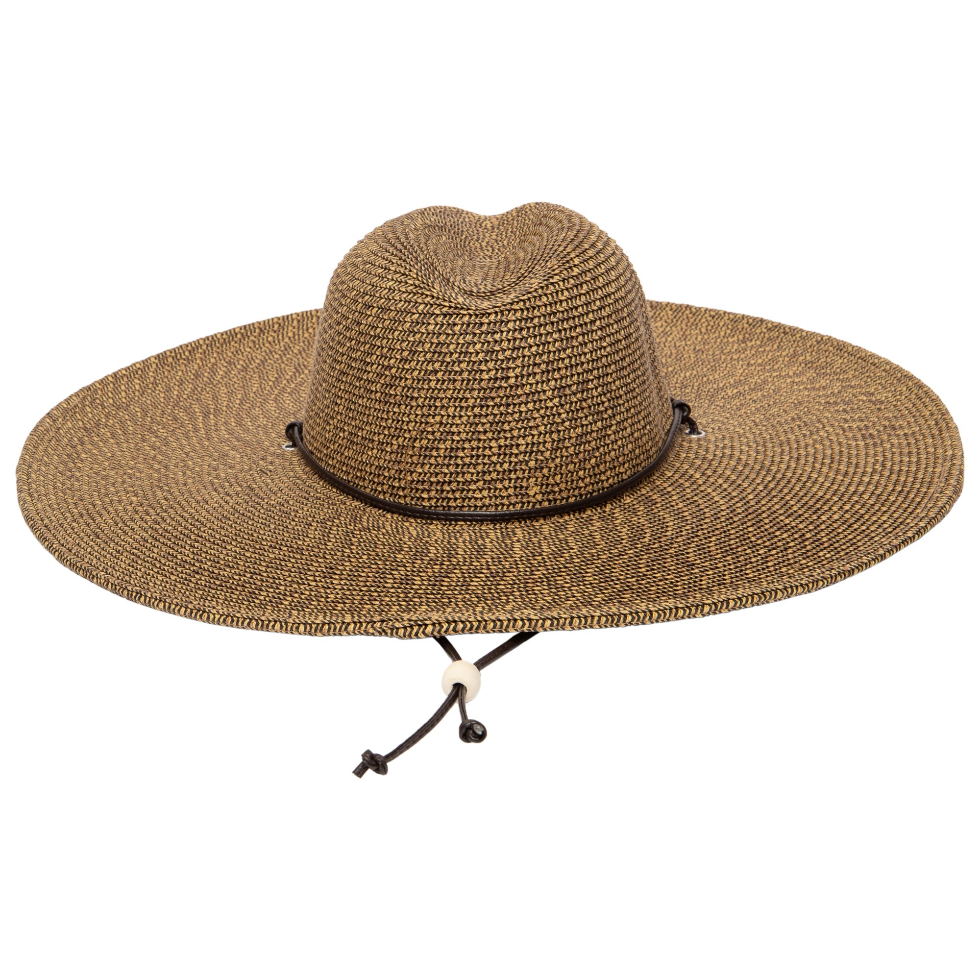 San Diego Hat Co. El Campo 5 Brim UPF50 Sun Hat with Chin Cord - Wide Brim Sun Protection for Beach, Gardening & Outdoor Activities