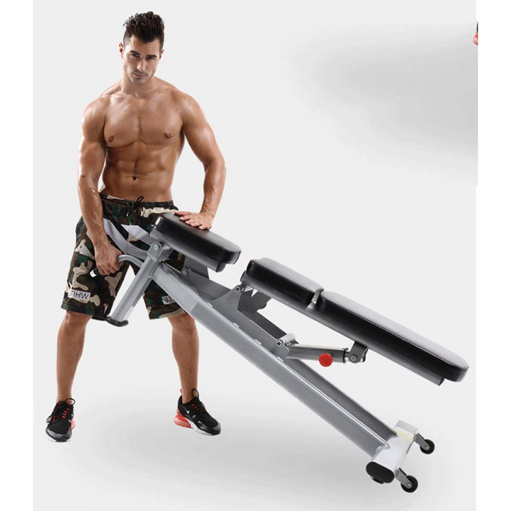 Foldable Adjustable Workout Bench for Home Gym & Strength Training - Black